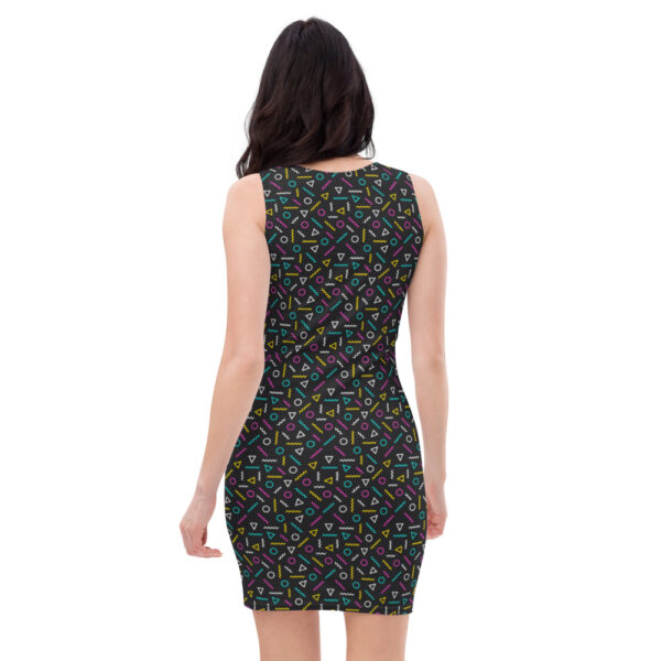 "Neon Squiggles" Sublimation Cut & Sew Dress - Image 2