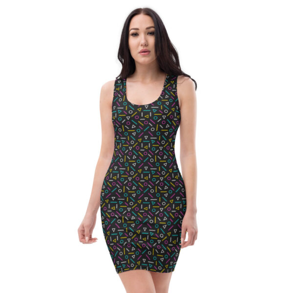 "Neon Squiggles" Sublimation Cut & Sew Dress