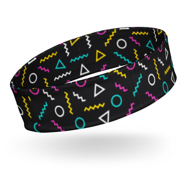 "Neon Squiggles" Headband - Image 2