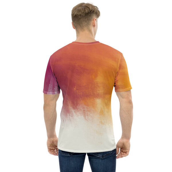 "Watercolor Sunset" Full-Print Men's T-shirt - Image 2
