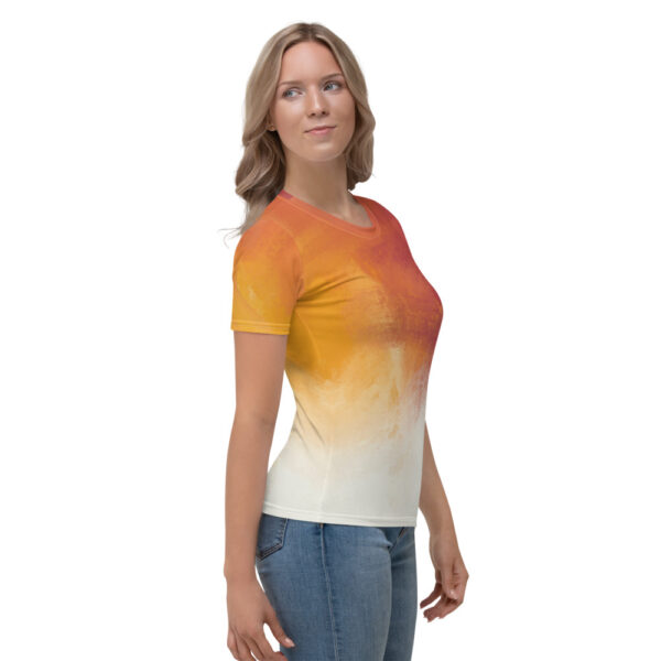 "Watercolor Sunset" Women's T-Shirt - Image 4