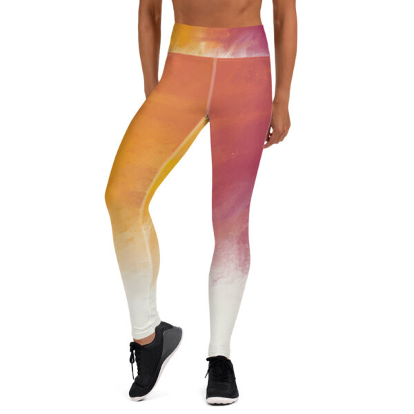 "Watercolor Sunset" Leggings - Image 2