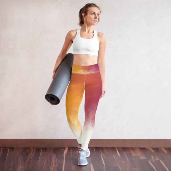 "Watercolor Sunset" Leggings - Image 3