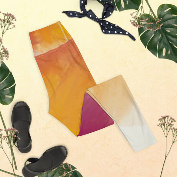 "Watercolor Sunset" Leggings - Image 5