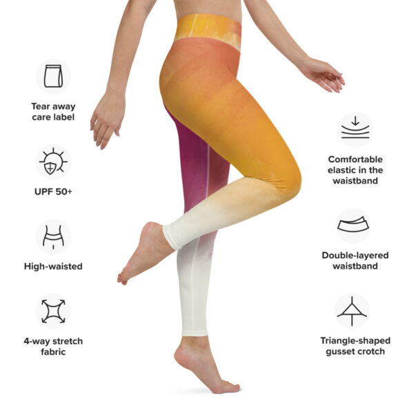 "Watercolor Sunset" Leggings - Image 7