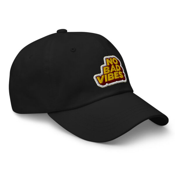 "No Bad Vibes" Hat - Image 7