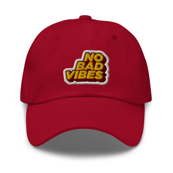 "No Bad Vibes" Hat - Image 12