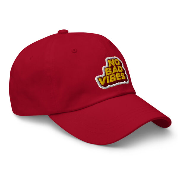 "No Bad Vibes" Hat - Image 13