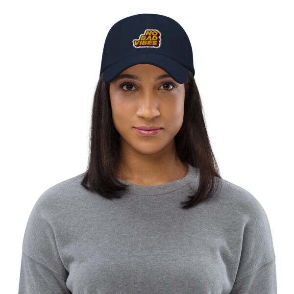 "No Bad Vibes" Hat - Image 6