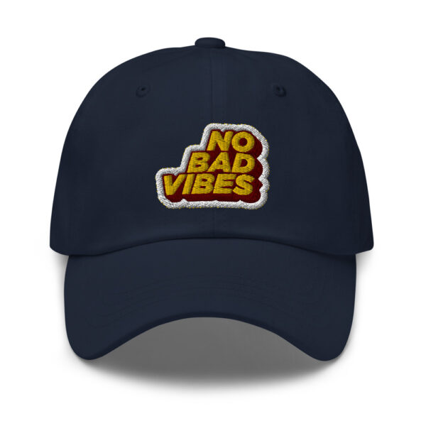 "No Bad Vibes" Hat - Image 9