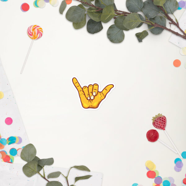 "Love" ASL Bubble-Free Stickers - Image 2