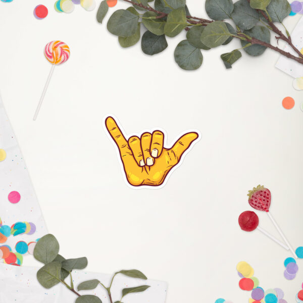 "Love" ASL Bubble-Free Stickers - Image 4