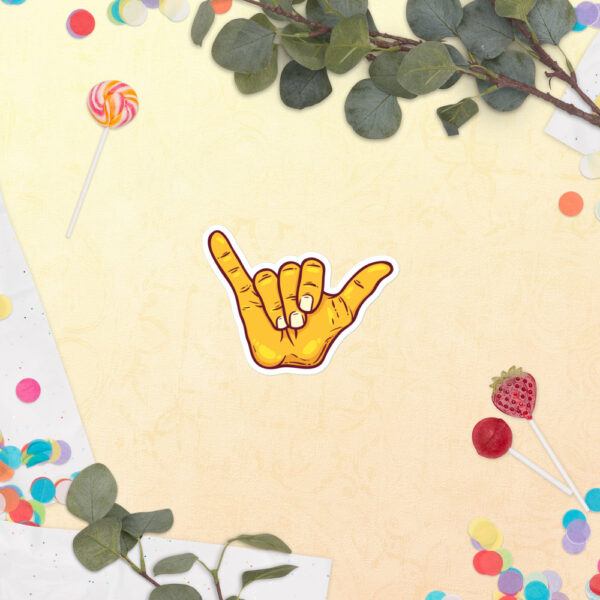 "Love" ASL Bubble-Free Stickers - Image 3