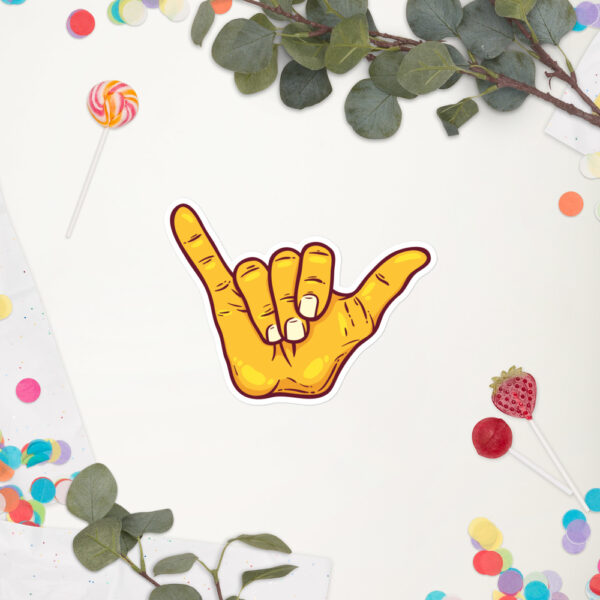 "Love" ASL Bubble-Free Stickers - Image 6