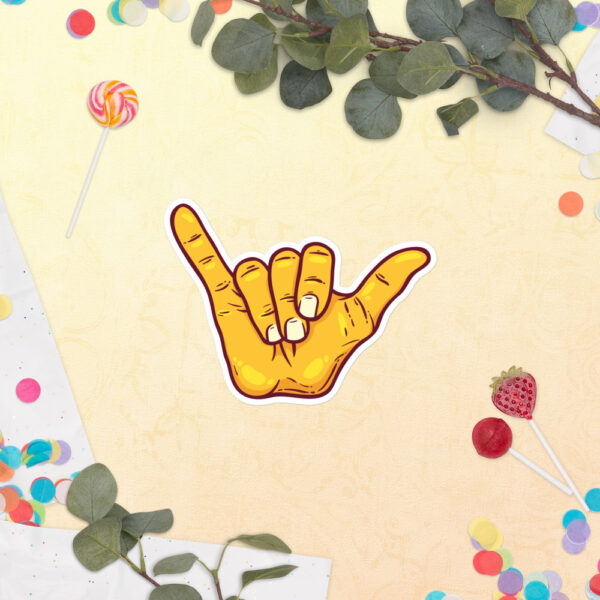 "Love" ASL Bubble-Free Stickers - Image 5