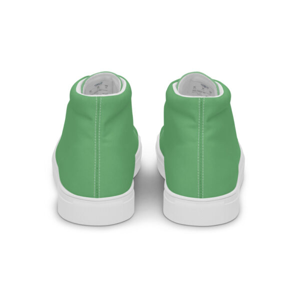 "So Fresh And So Green" Men’s High Top Canvas Shoes - Image 12