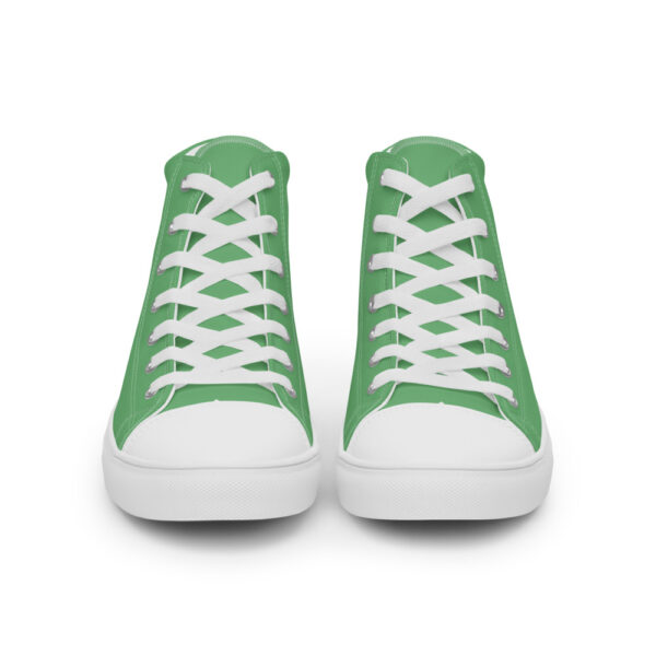 "So Fresh And So Green" Men’s High Top Canvas Shoes - Image 17