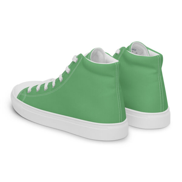 "So Fresh And So Green" Men’s High Top Canvas Shoes - Image 13
