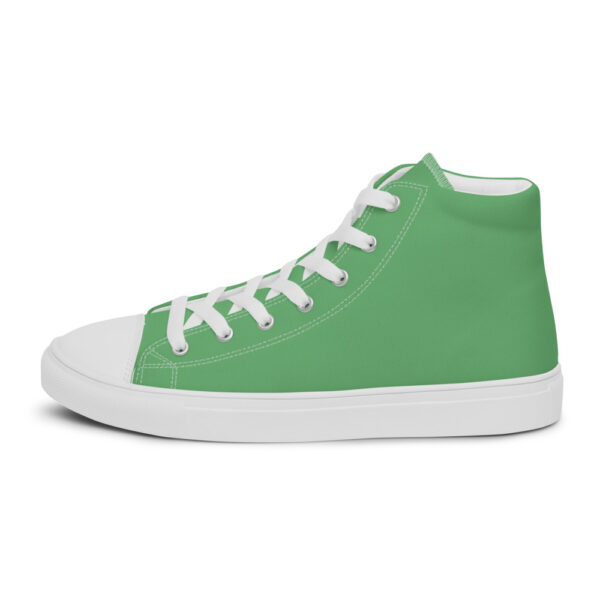 "So Fresh And So Green" Men’s High Top Canvas Shoes - Image 2