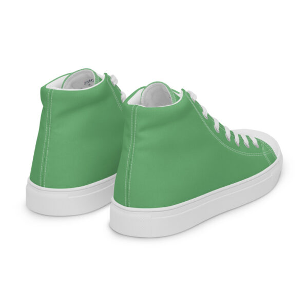 "So Fresh And So Green" Men’s High Top Canvas Shoes - Image 16