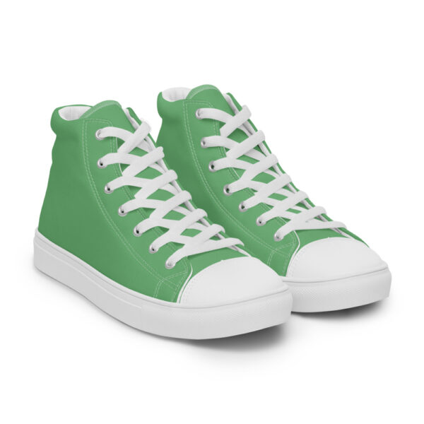 "So Fresh And So Green" Men’s High Top Canvas Shoes