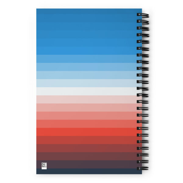 "Red To Blue" Spiral notebook - Image 2