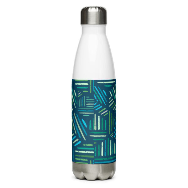 "Painted Leaves" Stainless Steel Water Bottle - Image 4