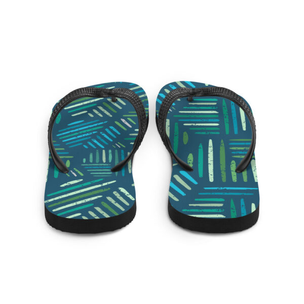 "Painted Leaves" Flip-Flops - Image 2