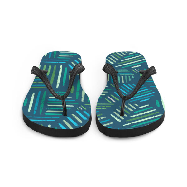 "Painted Leaves" Flip-Flops - Image 3
