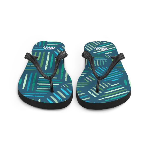 "Painted Leaves" Flip-Flops - Image 10