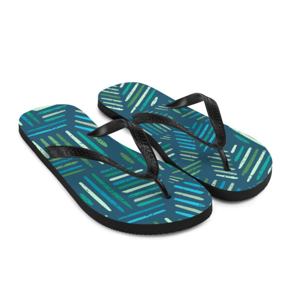 "Painted Leaves" Flip-Flops - Image 6