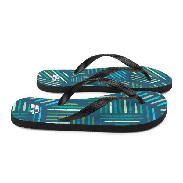"Painted Leaves" Flip-Flops - Image 12