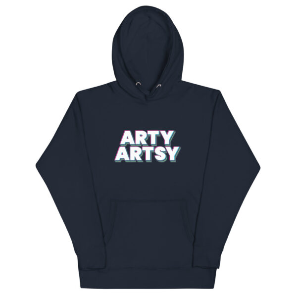"Arty Artsy" Big Decal Unisex Hoodie