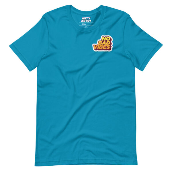 "No Bad Vibes" Short-Sleeve Unisex T-Shirt - Image 14
