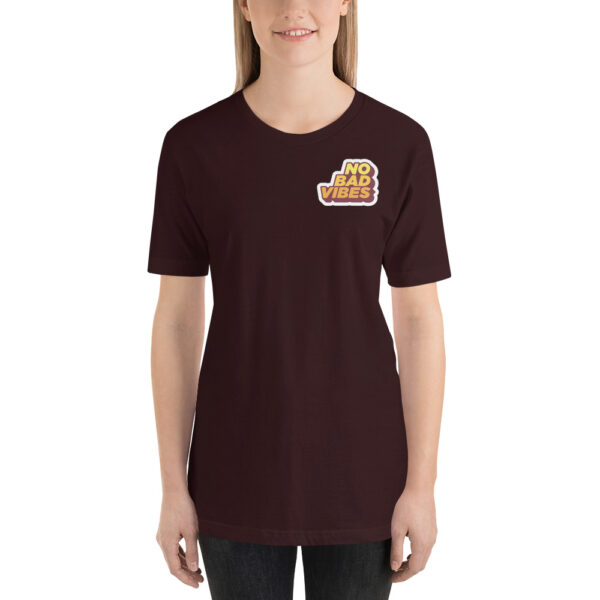 "No Bad Vibes" Short-Sleeve Unisex T-Shirt - Image 3