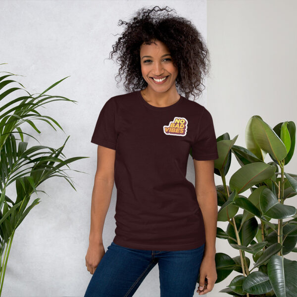 "No Bad Vibes" Short-Sleeve Unisex T-Shirt - Image 5