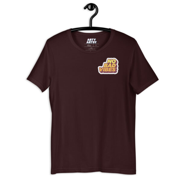 "No Bad Vibes" Short-Sleeve Unisex T-Shirt - Image 7