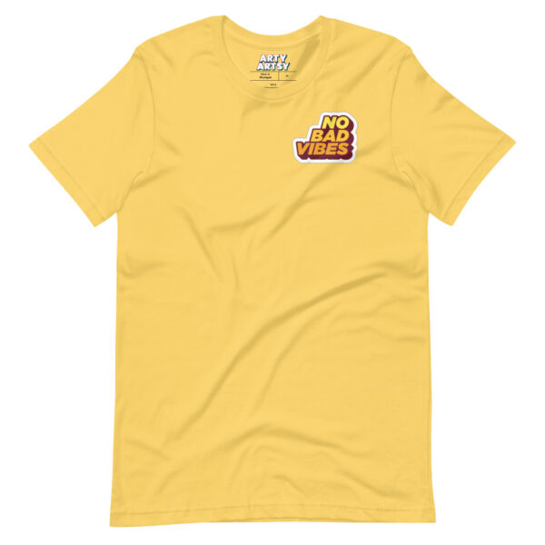 "No Bad Vibes" Short-Sleeve Unisex T-Shirt - Image 16
