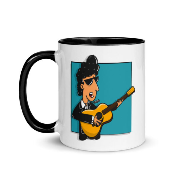 "Bob Dylan" Mug with Color Inside