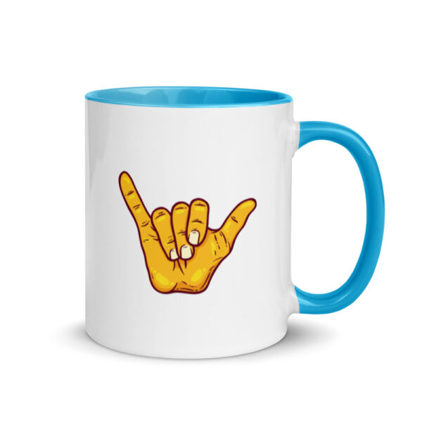 "Love" ASL Mug with Color Inside - Image 4