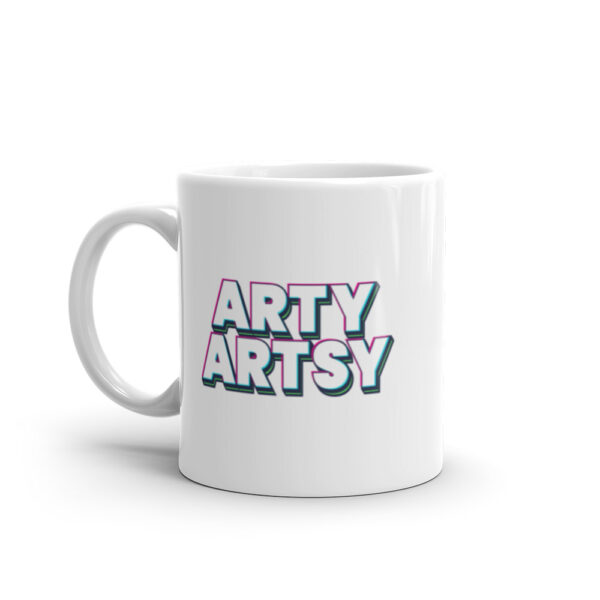 "Arty Artsy" Glossy Mug