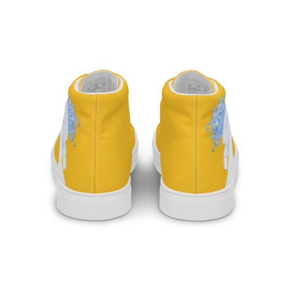"Lady Peace" Women’s High Top Canvas Shoes - Image 10