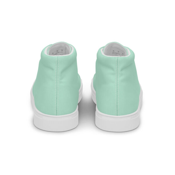 "Robin's Egg" Women’s High Top Canvas Shoes - Image 12