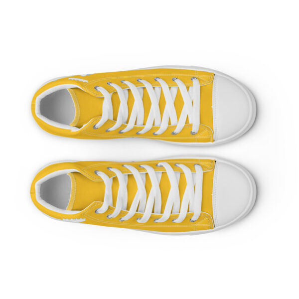 "Lady Peace" Women’s High Top Canvas Shoes - Image 17