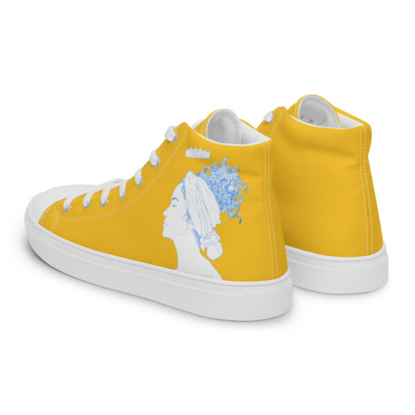 "Lady Peace" Women’s High Top Canvas Shoes - Image 11