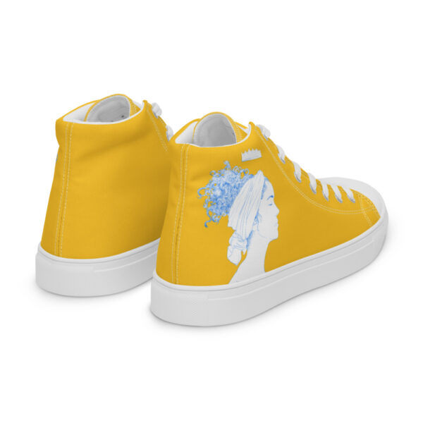 "Lady Peace" Women’s High Top Canvas Shoes - Image 14