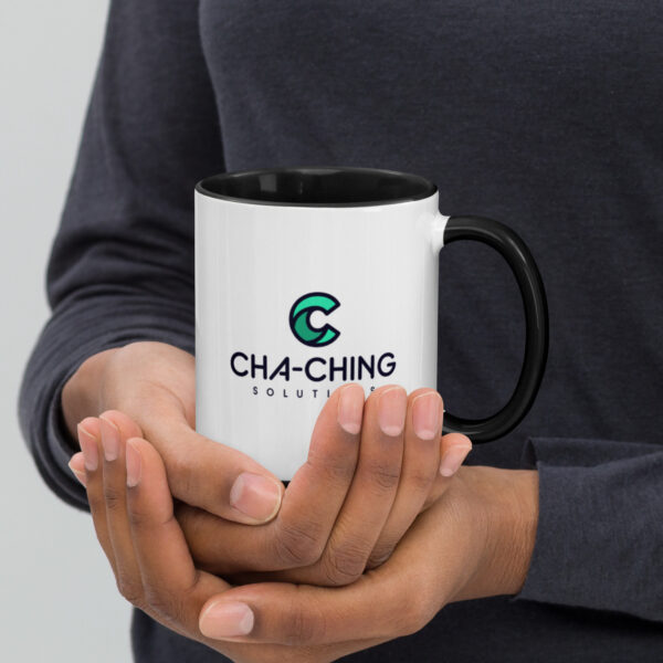 Cha-Ching Solutions Mug with Vertical Logo
