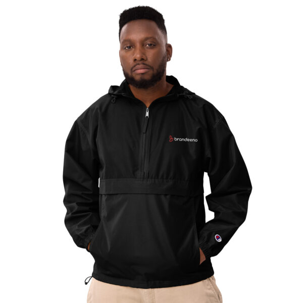 Brandeeno Embroidered Champion Packable Jacket - Image 3