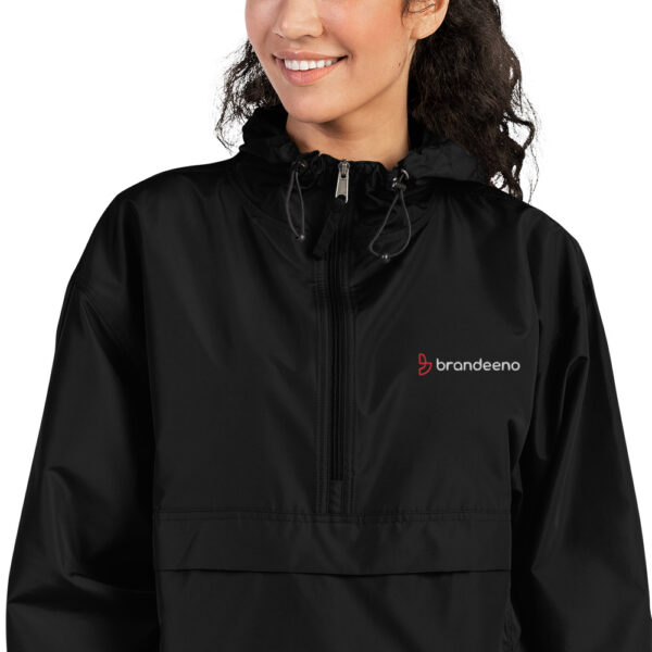 Brandeeno Embroidered Champion Packable Jacket
