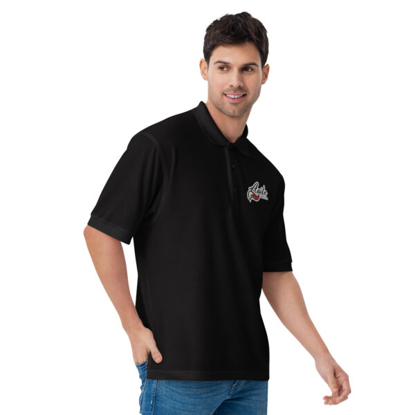 Agile Outline Men's Premium Polo - Image 9